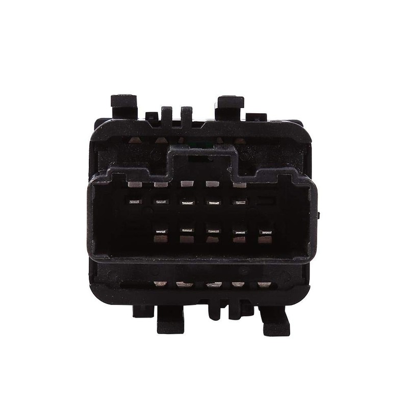 Qiilu 10Pin Window Electric Switch Regulator Double Switch Black Bottom
