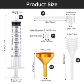 Segbeauty 8pcs Perfume Refill Kit, 10ml 0.34oz Plastic Perfume Travel Extractor Tools, Large Plastic Transfer Pump Funnel Dropper Scent Dispenser Transfer Tool Set for Refillable Cologne Atomize