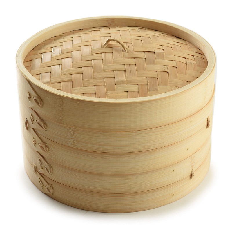 Norpro bamboo steamer, One Size, as shown