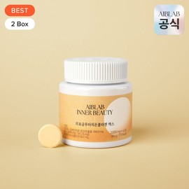 AibLab 리포 글루타치온 콜라겐 맥스 42정 2박스 / 고함량 글루타치온 콜라겐 비타민C 츄어블 Lipo Glutathione Collagen Max 42 Tablets 2 Boxes / High Potency Glutathione Collagen Vitamin C Chewable