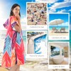 Poncho de Playa, Toalla de Playa con Capucha, Poncho de