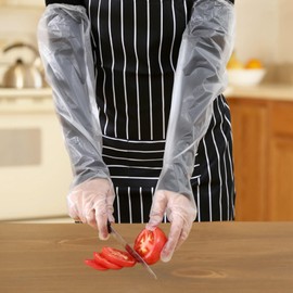 10 Pack Kitchen Gloves Food Grade Thickened Long 23.6 Inch/ 60CM Hand Protection Household Cleaning Gloves Reusable