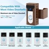 2024 Upgrade Anti-Theft Video Doorbell Mount, Not Block Doorbell Motion