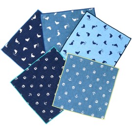 Cluster Made in Japan Kids Mini Handkerchief Set for School and Nursery, Perfect for New Enrollment Celebration, 100% Cotton Gauze Handkerchiefs