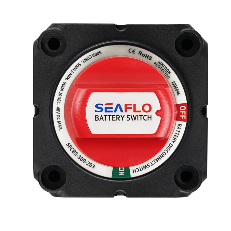 SEAFLO 12V/24V/48V Battery Disconnect Switch Isolator Switch for Marine, Boat,