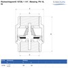 Variosan One-Way Valve, Brass, PN 25, IG.