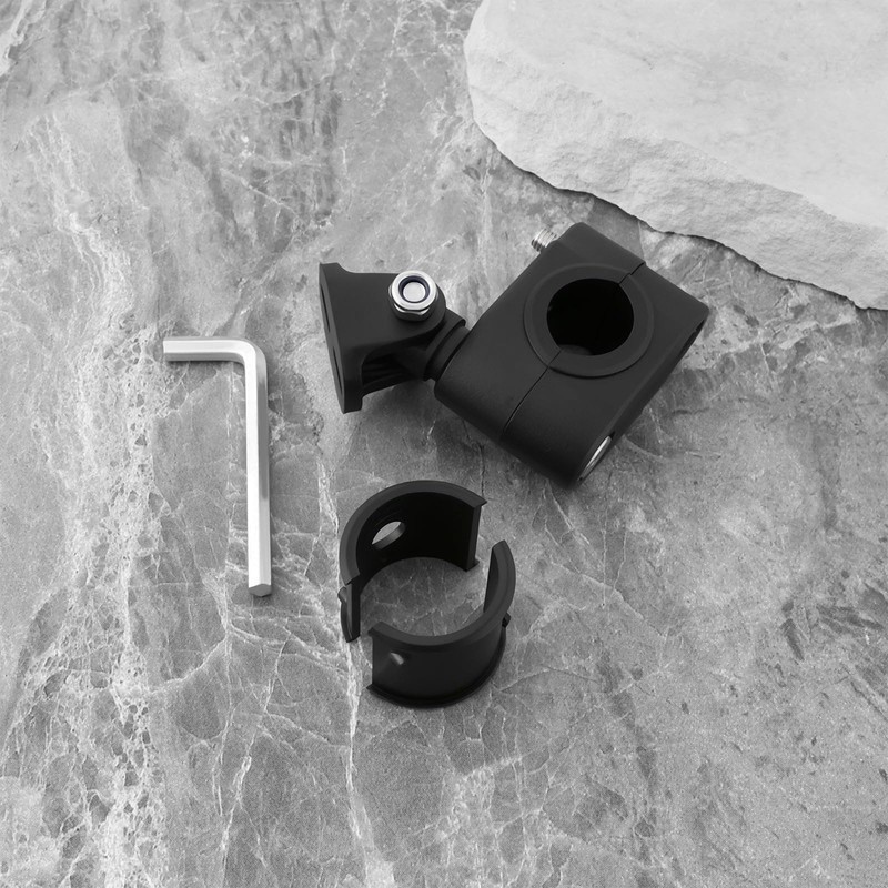 ECSiNG 2 Piece Motorcycle Crash Bar Light Holder for 18-32mm