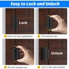 DUOSI Reinforced Home Security Door Lock Bracket with 8 Screws