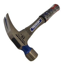 Vaughan 123-38 FS505M Straight Claw Fiberglass Hammer, Milled Face, 24-Ounce