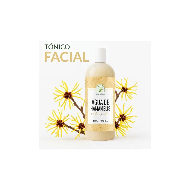 Agua De Hamamelis Suaviza, Hidrata Tónico Facial 1litro