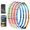 Tavaray 4PCS 14" RGB LED Wheel Ring Lights with APP