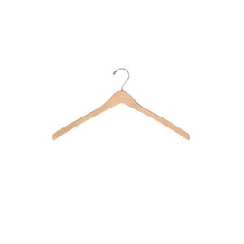 SSWBasics 17 inch Natural Wood All Purpose Suit Hangers- Case of 50