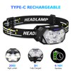 Lsnisni 9 LED Headlamp Rechargeable, 2000 Lumen Super Bright 10