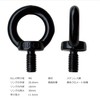 BLOOM SPIRITS Eye Bolt M6 304 Stainless Steel Black (2)
