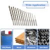 TA-VIGOR 13Pcs 1.5mm-6.5mm Hex Shank Twist Drill Bit Set, 1/4