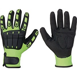 Elysee 0881 0881/11 Handschuh EN 420 Kat.I Resistant Kunstfasern Leuchtend gelb/schwarz 11 (XXL)