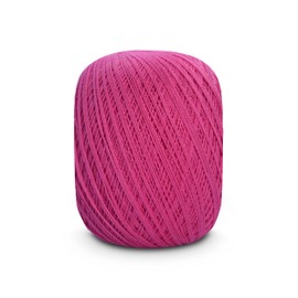 Circulo Clea Yarn – Crochet Thread Fine Size 10-8/2 Perfect for Weaving - 100% Mercerized Brazilian Cotton (Pack of 1 Ball) – 5.3 oz, 1094 yds - Color: 3839 - Citrus Rose