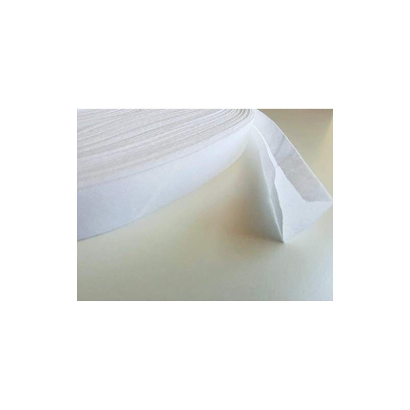 GGM - Nastro sbieco, 20 mm, 25 m, colore: Bianco