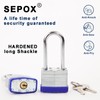 SEPOX® 6 Pcs Pack Keyed-Alike Padlock with Same Key 2Pcs