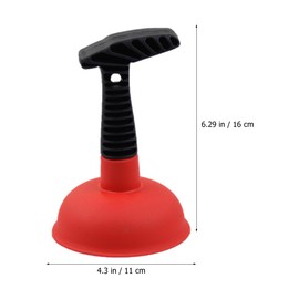 Zerodeko 2 Piezas Desatascador Pequeño para Inodoro Eficiente para Bañera para Cocina Émbolo De Tuberías De Desagüe Ayudante De Fontanero Bomba De Drenaje del De Lavabo Accesorios Caucho