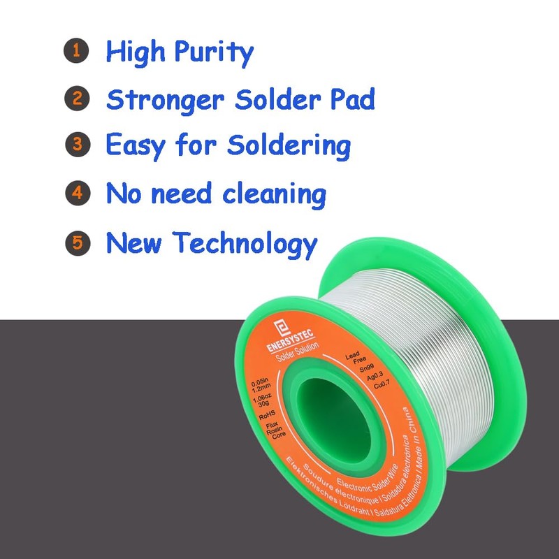 Lead Free Solder Wire Electronics Soldering Wire Fast Melting Easy