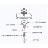 Reverse Osmosis Water Filter RO faucet | Chrome Finish