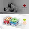 AIEVE Drink Packet Organizer, Stackable Storage Drawers for Tea Bag
