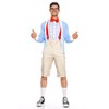 5 PC. Men's Nifty Nerd Costume Set - X-Large -