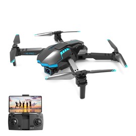 Remote Control Drone with Camera 4K Dual Camera Remote Control Quadcopter with Function Obstacle Avoidance Gesture Control Trajectory Flight