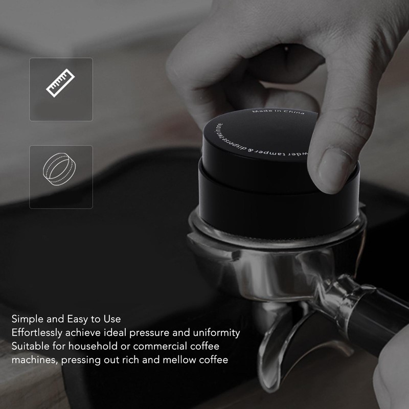 58mm Coffee Tamper 3 in 1 Coffee Distributor Tamper Stainless