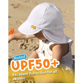 FURTALK Baby Sun Hat UV UPF 50 with Flap Ray Protection Toddler Infant Beach Hats for Boys Girls