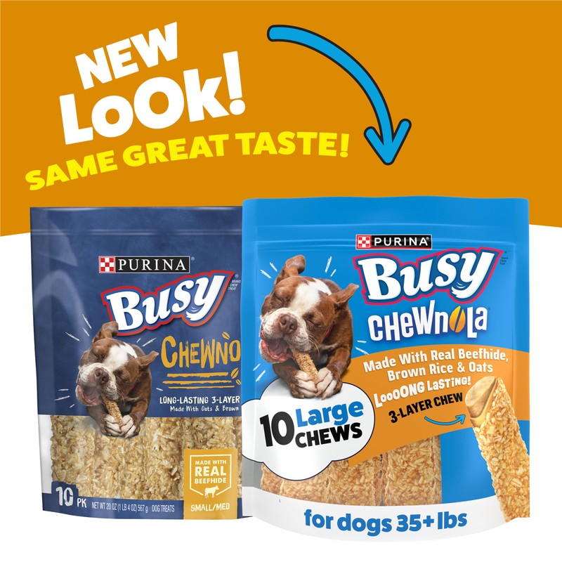 Purina Busy Chewnola Small/Medium Dog Bones, Oats & Brown Rice,