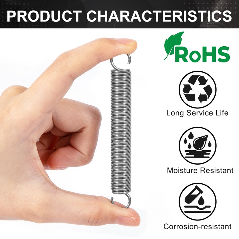 GUNGY Tension Springs with Hooks Stainless Steel Tension Spring Tension