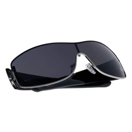 Khan Jolt - One Piece Shield Sports Sunglasses (Grey)