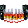 JYE Set de 6 Botellas de Aceite Bronceador con Extracto