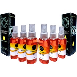JYE Set de 6 Botellas de Aceite Bronceador con Extracto de Zanahoria