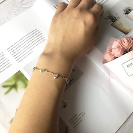 Gold Cuff Bangles for Women Bangle Bracelets Chunky Bangles Bracelets Non Tarnish Gold/Silver Bracelet for Women Trendy Jewelry Gifts