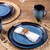 LERATIO Ceramic Dinnerware Sets for 4,12 Pieces Poreclain Plates and