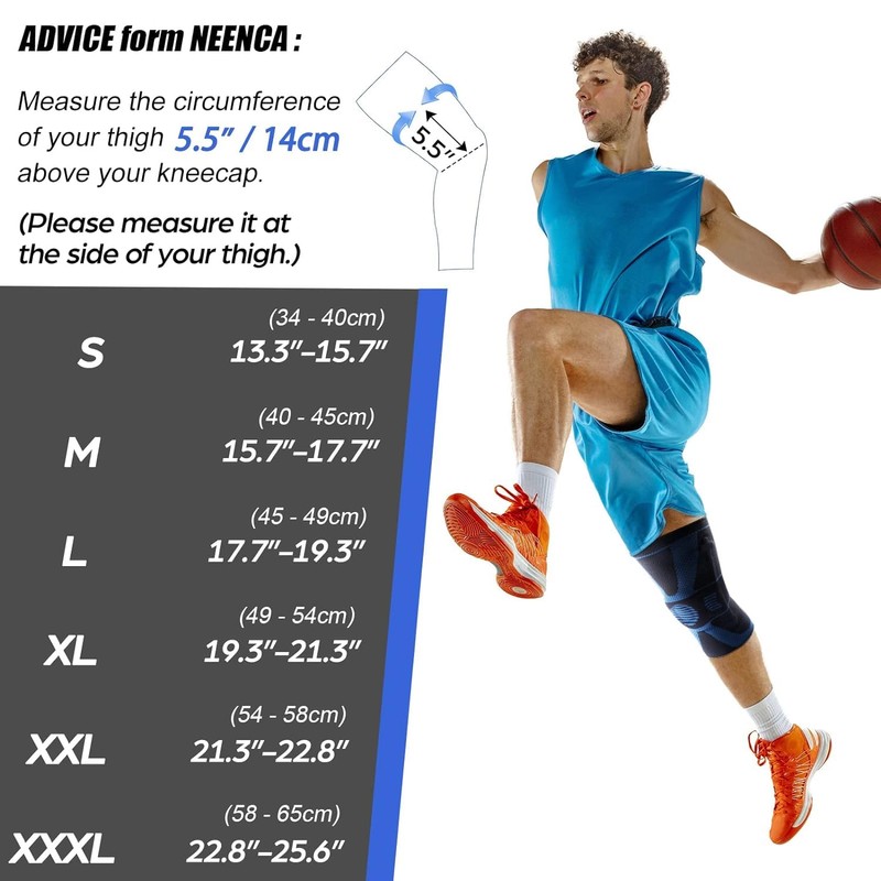NEENCA Knee Brace, Compressed Knee Support for Men Women with