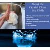 Crystal Clean Eco-Cloth Amazing Lint-Free/Streak-Free/Chemical-Free Microfiber Cloth for Windows &