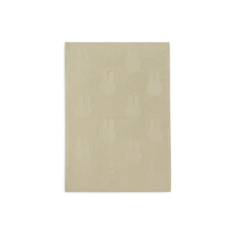 Jollein 516-511-67087 Babydecke Strick - Miffy Olive (75x100 cm)