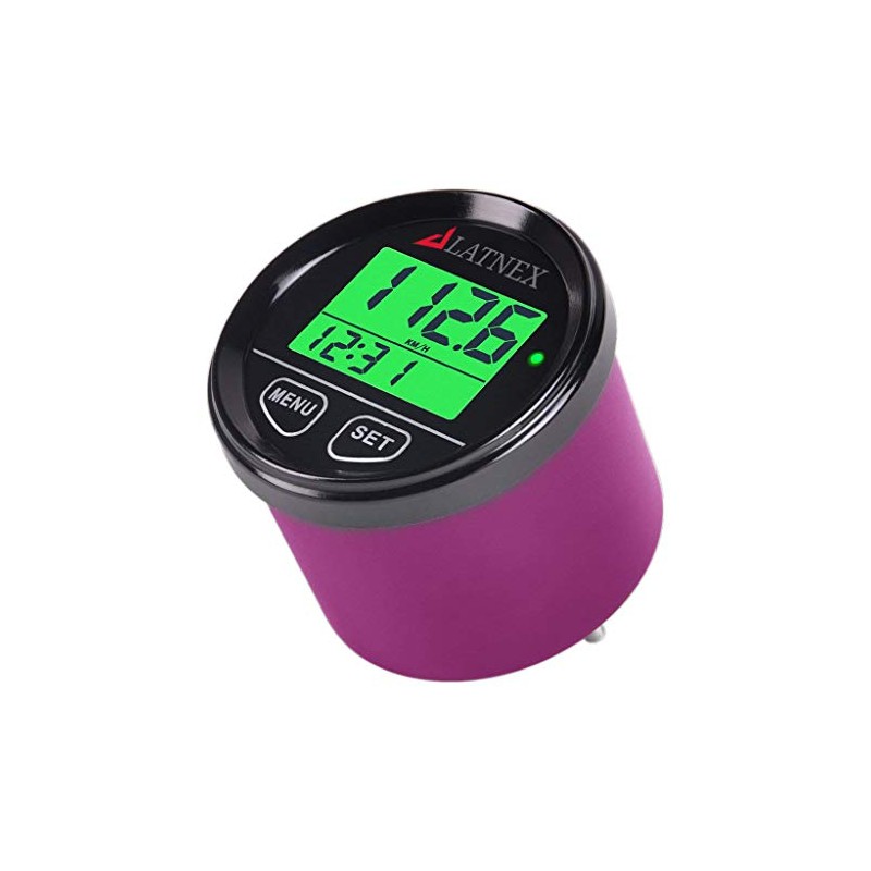 GPS Speedometer Waterproof with 3 Backlight Colors & Resettable Odometer.
