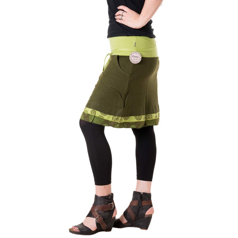 Vishes - Alternative Clothing - Short Layered Look Skirt Made
