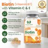 Biotin Gummies with Vitamin C + Vitamin E | Hair,
