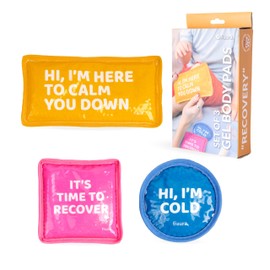 FISURA – Set aus 3 Gelkompressen „Recovery“. Für Wärme- und Kältetherapie geeignet. Wiederverwendbare Pads helfen bei Schmerzen, Zerrungen, Gelenkproblemen und Entzündungen.