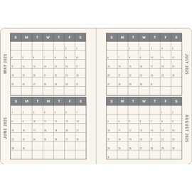 2025 Eucalyptus Weekly Planner (16 months, Sept 2024 to Dec 2025)