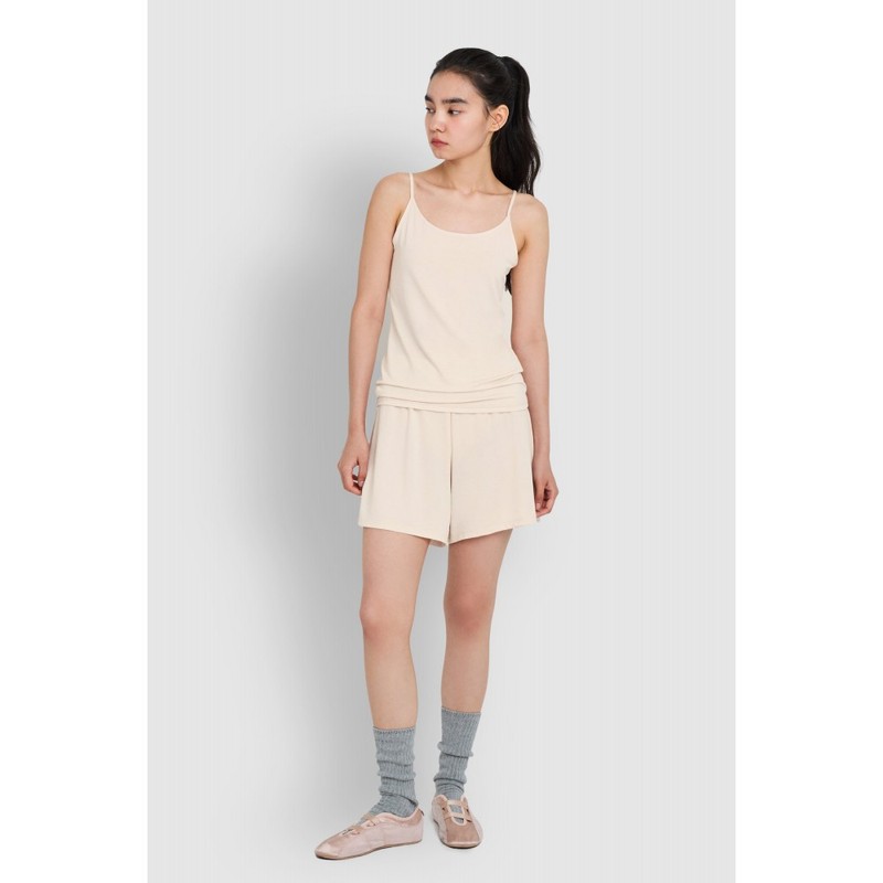 JAJU [JAJU] Women's Rayon Inner Pants_Beige