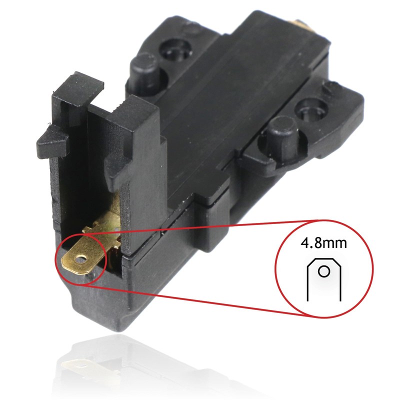SPARES2GO Ceset Motor Carbon Brushes For Zerowatt Washing Machines (Pack