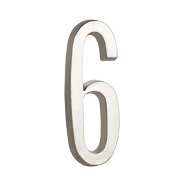 HASWARE 4 Inch Self Adhesive House Number, Modern and Easy to Install without Tools, Ideal for Outside Street Mailbox Office Hotel Room Apartments Home