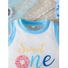 EVERGIFTKIDS Baby Girl Clothes Summer Sleeveless Sweet One Top &
